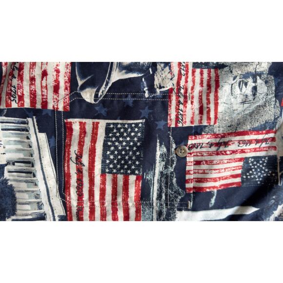 American Legacy Shirt 2XL – USA Patriotic Print – Retro Style 100% Cotton – NWT - Picture 3 of 8